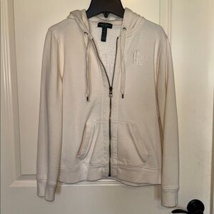Ralph Lauren Cream Zip-Up Jacket